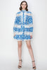 Skyler's Crochet Detail Lace Hem Mini Dress
