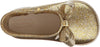 Mini Melissa Sugar Rain Bow Glass Gold Glitter Boots