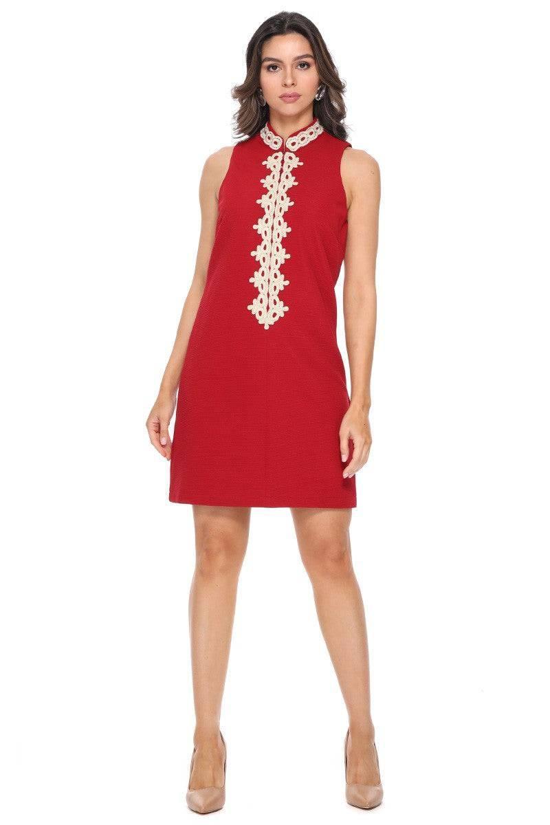 fitted lace wedding dress Sleeveless Shift Dress Small