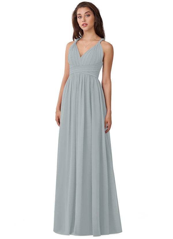 Grey Grecian Bridesmaid Dresses