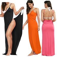 WOMEN'S MAXI WRAP COVER UP CASUAL BEACH WEAR - FEATURED