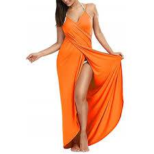 WOMEN'S MAXI WRAP COVER UP CASUAL BEACH WEAR - FEATURED