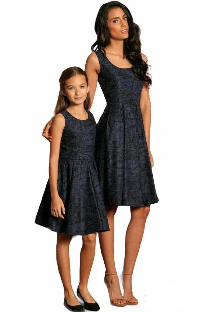 Made In USA Mother Daughter Matching Fit & Flare Dress GIRLS 10