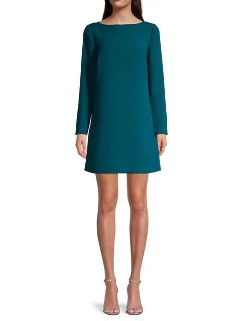 Trina Turk Women's Lavaliere Back Dart Shift Dress - Alexandrite - Size 4 Trina Turk Women's Lavaliere Back Dart Shift Dress - Alexandrite - Size 4