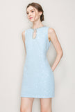 Ina Sequin Bead Embellished Sleeveless Mini Dress