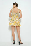 Ina Sleeveless 3D Floral Embroidered Mini Dress