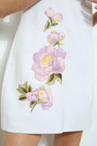 Caroline Floral Embroidered Sleeveless Shift Dress
