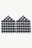 2-Pack Christmas Plaid Chair Covers - Cape Cod Fashionista