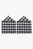 2-Pack Christmas Plaid Chair Covers - Cape Cod Fashionista