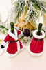 2-Pack Christmas Dress Wine Bottle Covers - Cape Cod Fashionista