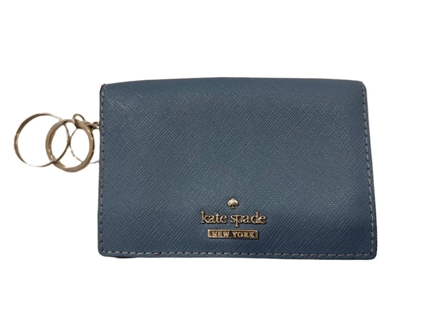 Kate Spade Bifold Cameron Blue Wallet Small - Cape Cod Fashionista