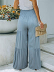 Smocked High Waist Pants