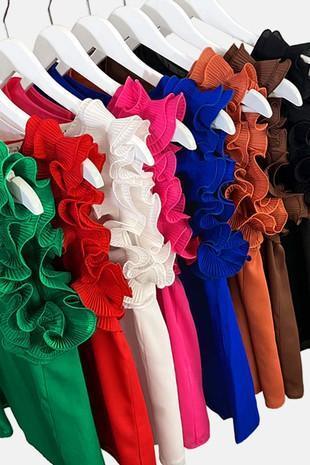 The Emily Pleated Ruffle Trim Sleeveless Blouse - Cape Cod Fashionista