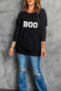 BOO Round Neck Long Sleeve Sweatshirt