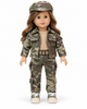 18 Inch Doll Military Army Uniform 6pc Camo Outfit Shoes Fits American Girl