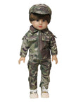 18 Inch Doll Military Army Uniform 6pc Camo Outfit Shoes Fits American Girl