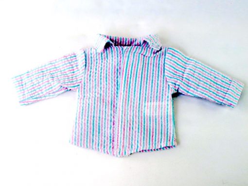 Pink Sweater Outfit Striped Shirt Jeans Boots Fits 18 Inch Doll  American Girl