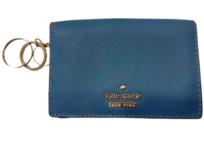 Kate Spade Bifold Cameron Blue Wallet Small - Cape Cod Fashionista