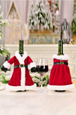 2-Pack Christmas Dress Wine Bottle Covers - Cape Cod Fashionista