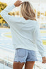 Round Neck Long Sleeve Sweatshirt - Cape Cod Fashionista