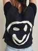 Smiley Round Neck Sweater Vest - Cape Cod Fashionista