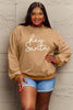 Simply Love Full Size HEY SANTA Graphic Sweatshirt - Cape Cod Fashionista