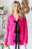 First Love Tie Closure Open Knit Cardigan - Cape Cod Fashionista