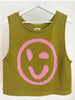 Smiley Round Neck Sweater Vest - Cape Cod Fashionista