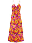 Twisted Printed V-Neck Cami Dress