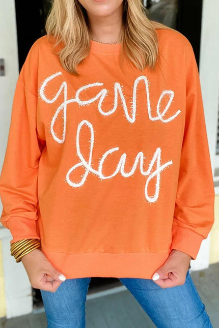 Round Neck Long Sleeve Sweatshirt - Cape Cod Fashionista