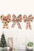 3-Pack Christmas Bow Ornaments - Cape Cod Fashionista