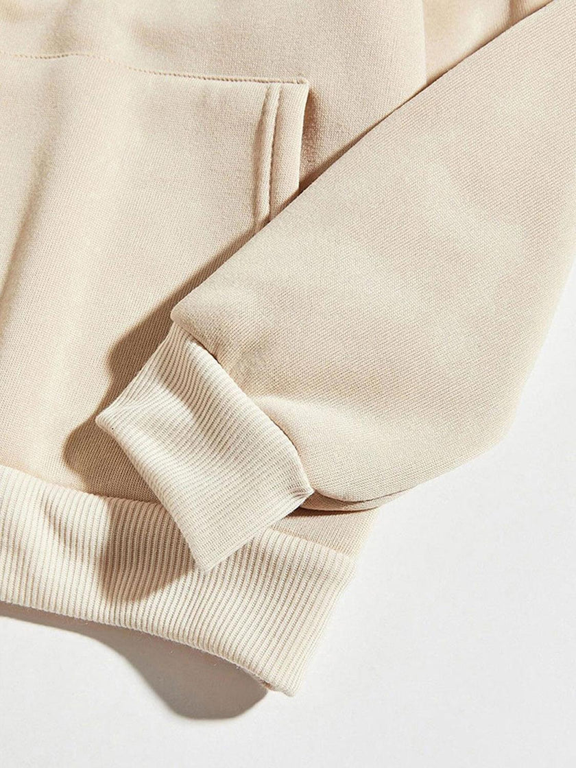 Graphic Drawstring Hoodie with Pocket - Cape Cod Fashionista