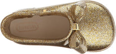 Mini Melissa Sugar Rain Bow Glass Gold Glitter Boots