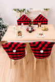 2-Pack Christmas Plaid Chair Covers - Cape Cod Fashionista