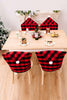 2-Pack Christmas Plaid Chair Covers - Cape Cod Fashionista