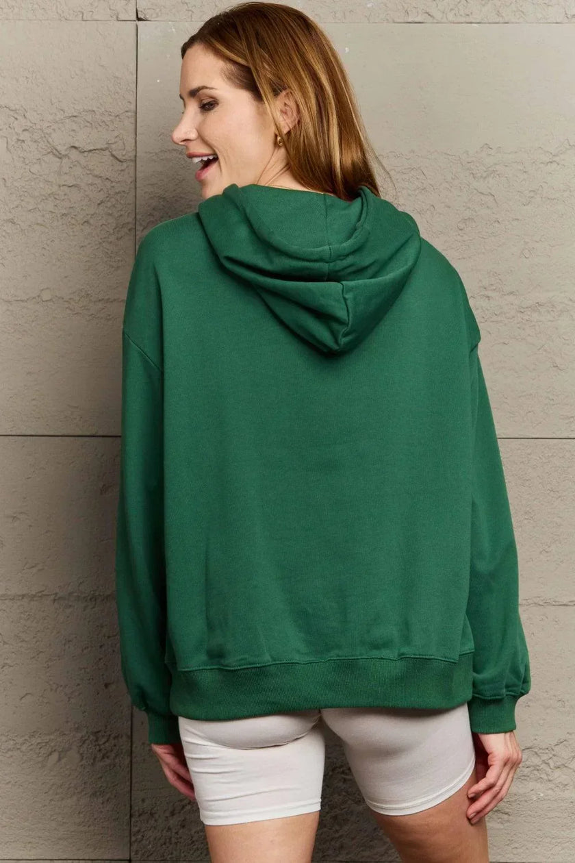 Simply Love Full Size MERRY CHRISTMAS Graphic Hoodie - Cape Cod Fashionista