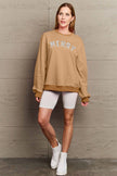 Simply Love Full Size MERRY Graphic Sweatshirt