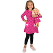 Matching Unicorn Girl And Dolls Cotton Dress fits American Girl and any 18
