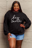 Simply Love Full Size HEY SANTA Graphic Sweatshirt - Cape Cod Fashionista