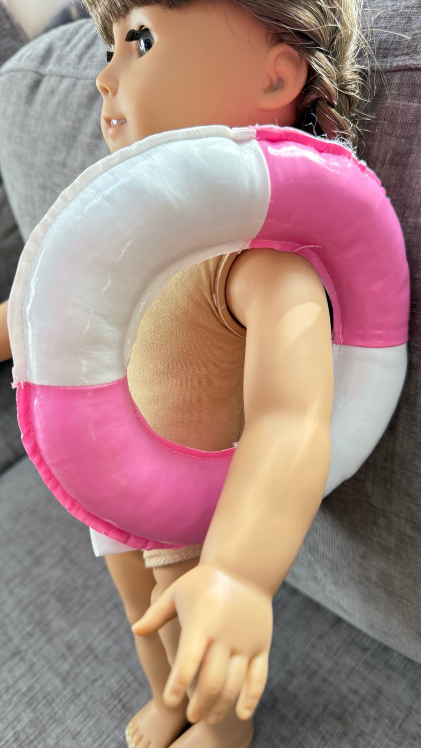 18” Doll Starfish Swimsuit or Pink Float Ring – Fits American Girl Dolls - Cape Cod Fashionista