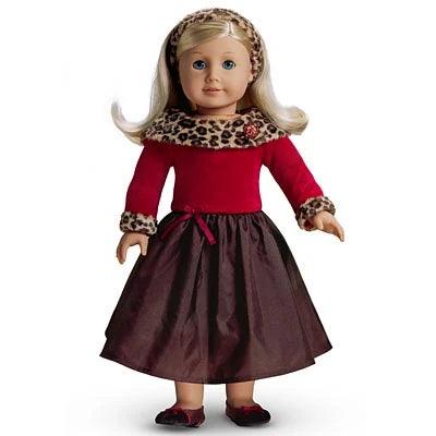 American Girl Chocolate Cherry Dress - Cape Cod Fashionista