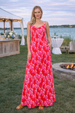 Artistic Allure: Jersey Slip Fully Lined Maxi Dress with Pocket