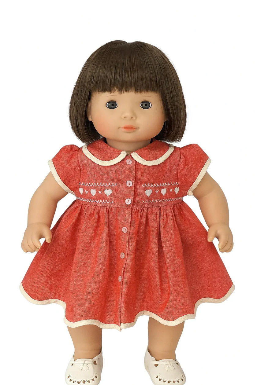 Retired Bitty Baby 1997 Pleasant Company Red Hearts Valentine Outfit