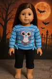 Blue Owl 2-Piece Doll Outfit for American Girl Doll
