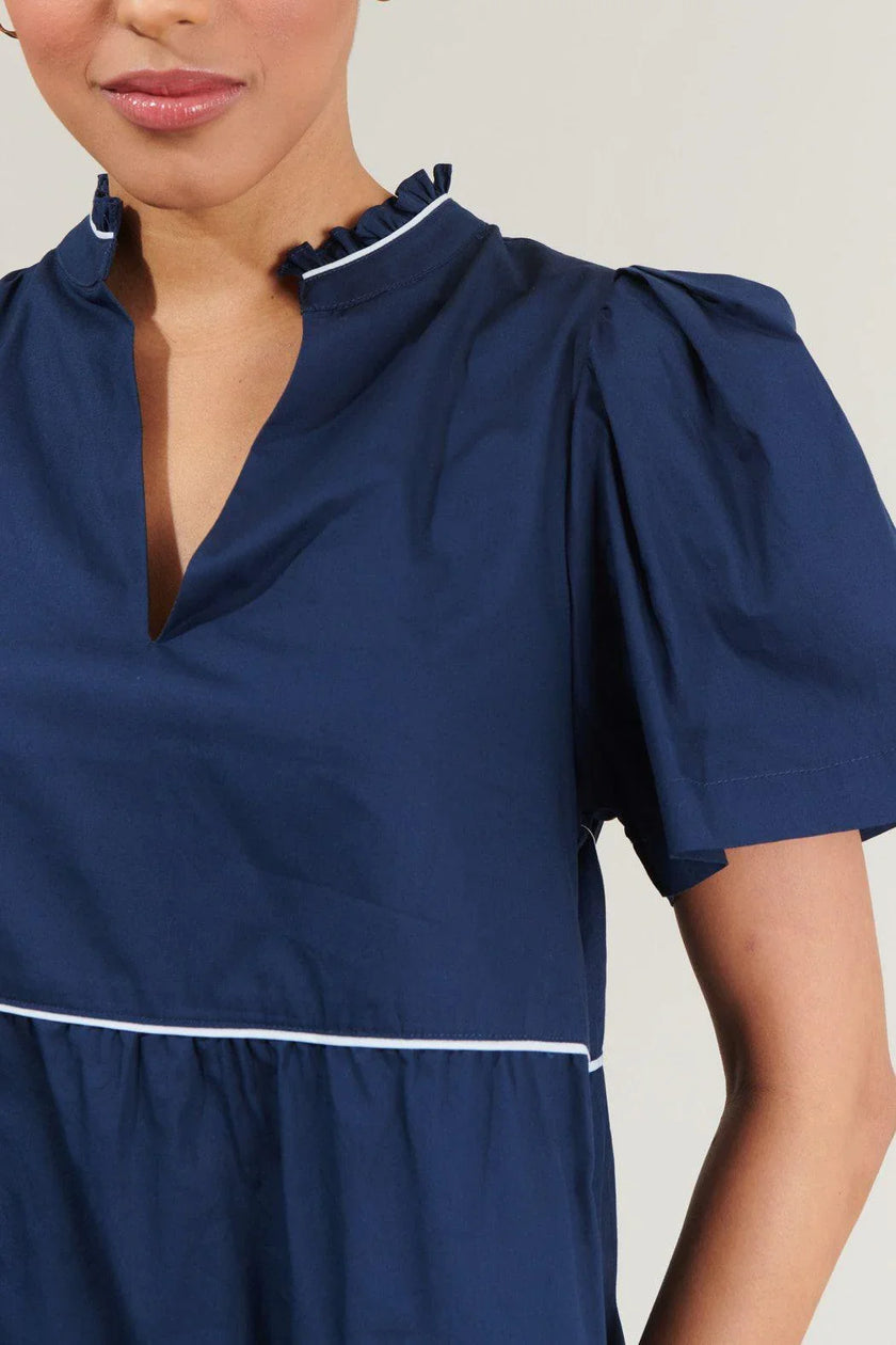 Candace Cotton Tiered Mini Dress