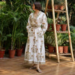 Capri Maxi Dress—100% European Hand-Block Printed linen