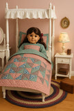 Historic Quilt Patchwork Doll Bedding Set for American Girl Dolls