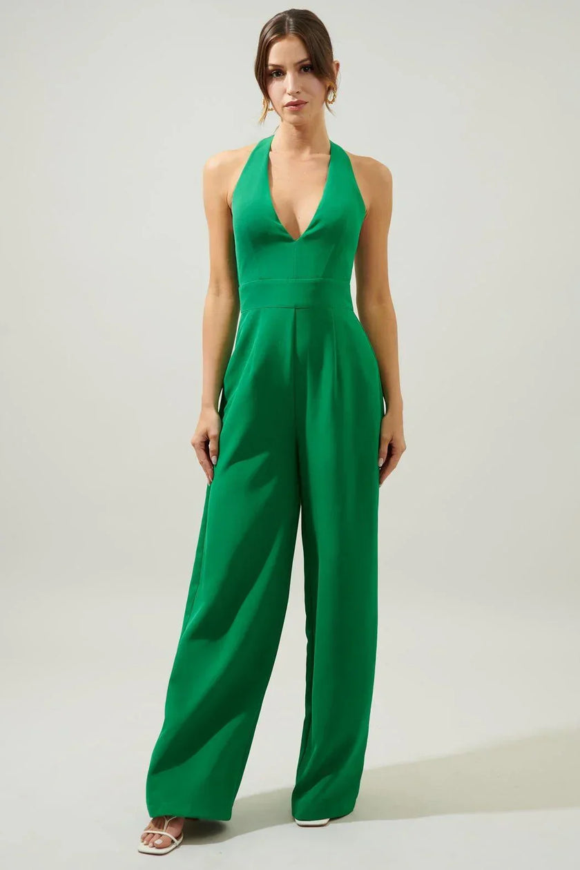 Chelsea Halter Jumpsuit