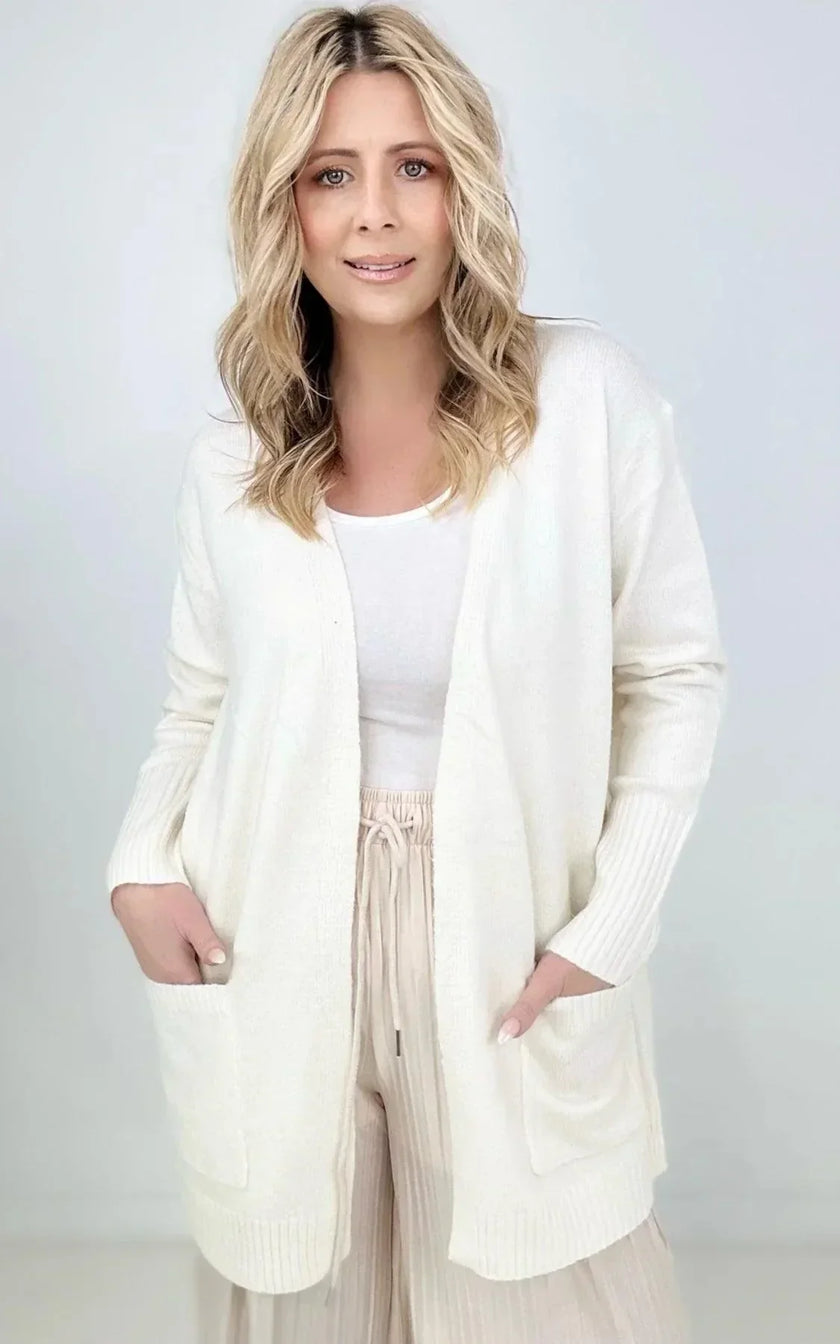 Cara's Classic Cozy Creamy Cardigan