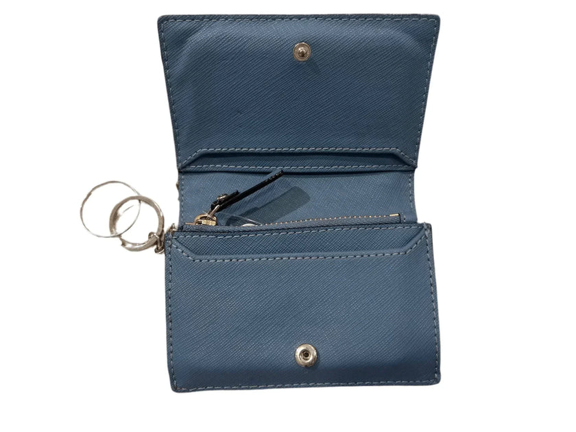Kate Spade Bifold Cameron Blue Wallet Small - Cape Cod Fashionista